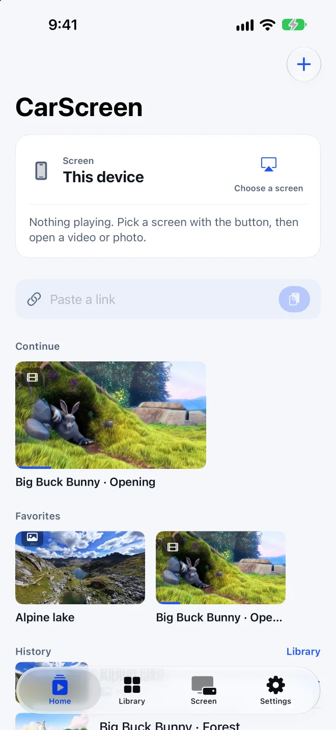 Add what you want to watch