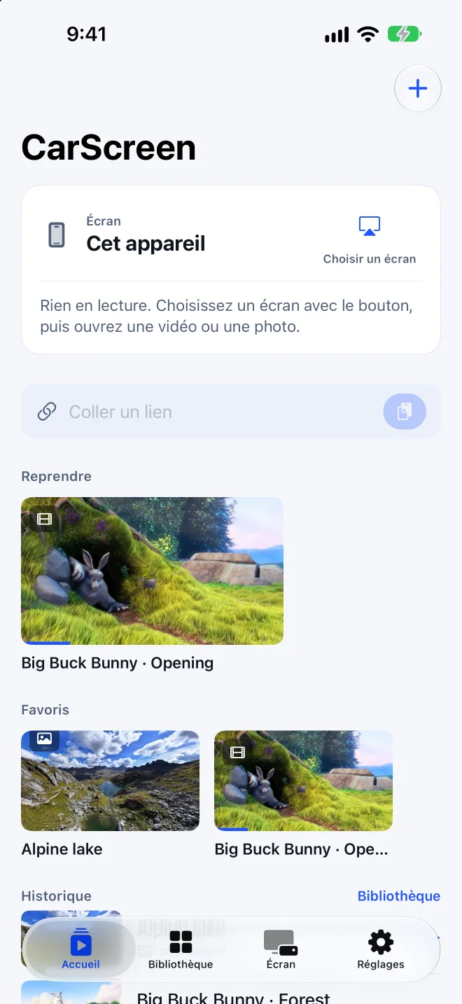 Ajoutez ce que vous voulez regarder