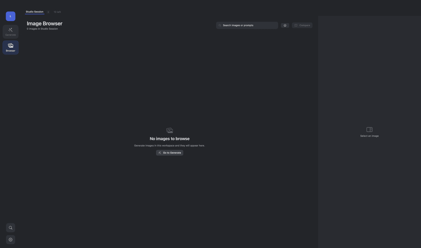 LumenForge local image browser