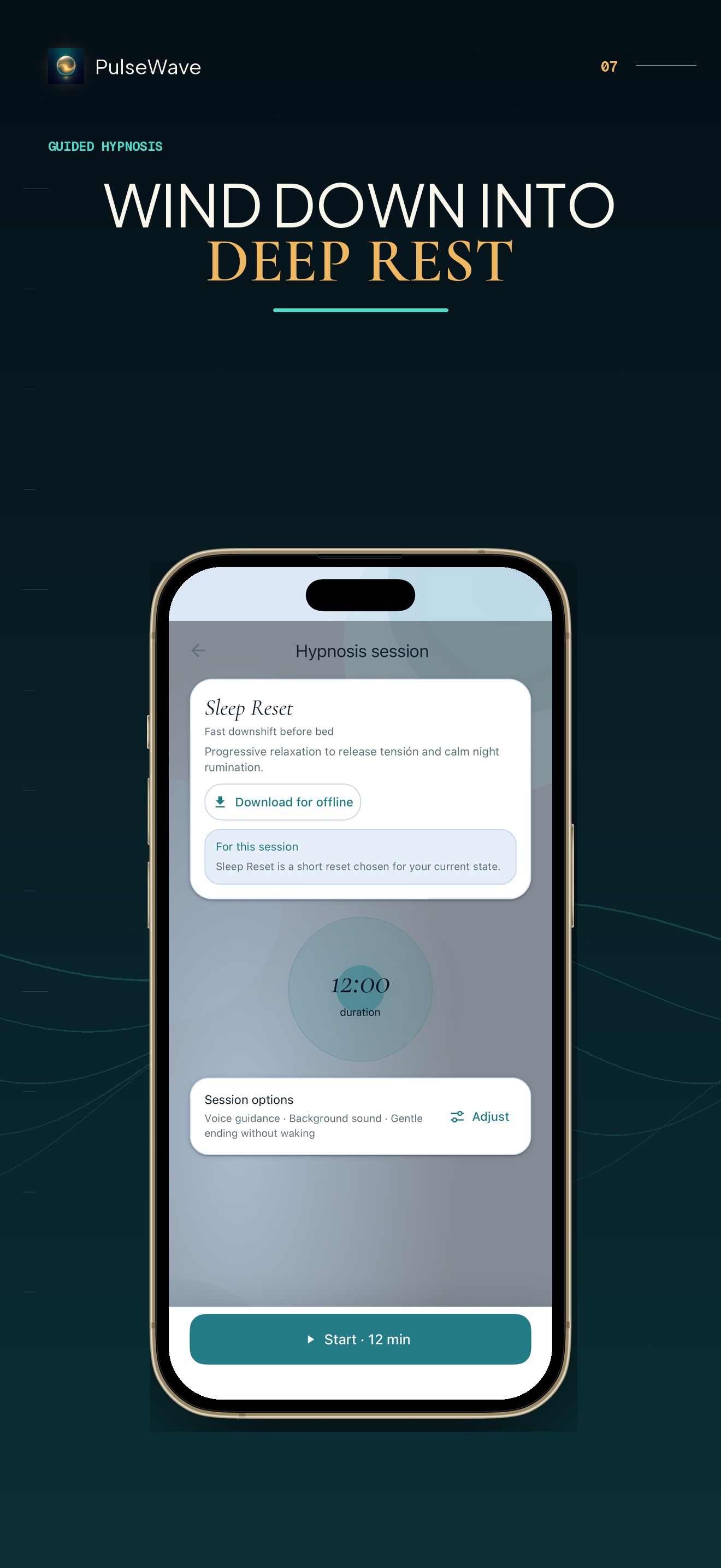 PulseWave — Hypnosis Session